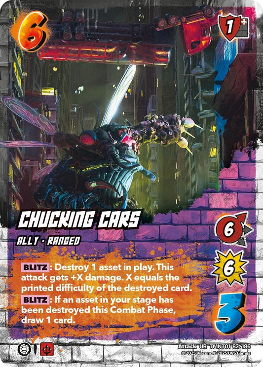 Image for Chucking Cars (TMNT01 82/186) (Teenage Mutant Ninja Turtles) - UniVersus