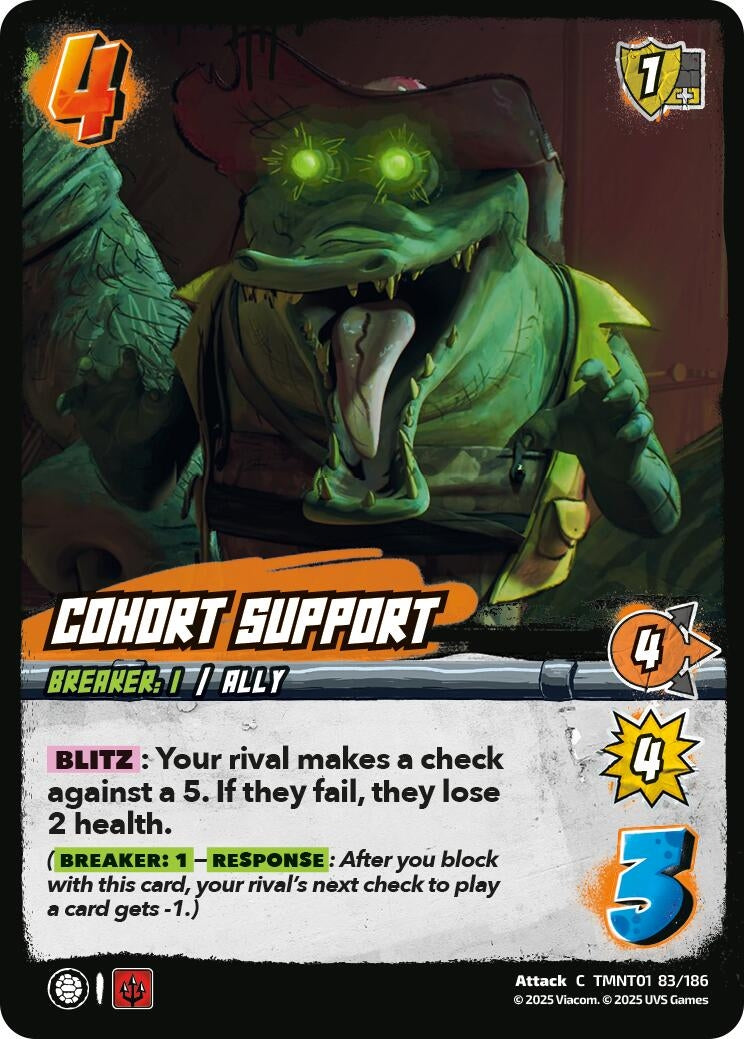 Image for Cohort Support (TMNT01 83/186) (Teenage Mutant Ninja Turtles) - UniVersus