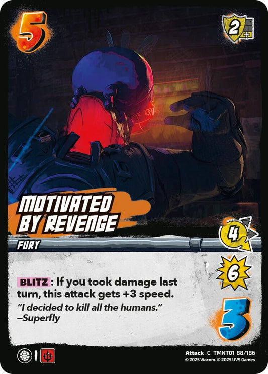 Image for Motivated by Revenge (TMNT01 88/186) (Teenage Mutant Ninja Turtles) - UniVersus
