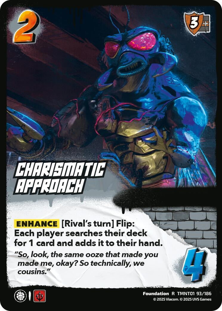 Image for Charismatic Approach (TMNT01 93/186) (Teenage Mutant Ninja Turtles) - UniVersus