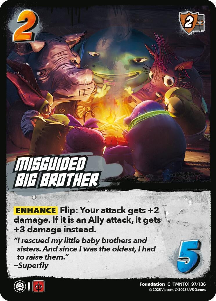 Image for Misguided Big Brother (TMNT01 97/186) (Teenage Mutant Ninja Turtles) - UniVersus