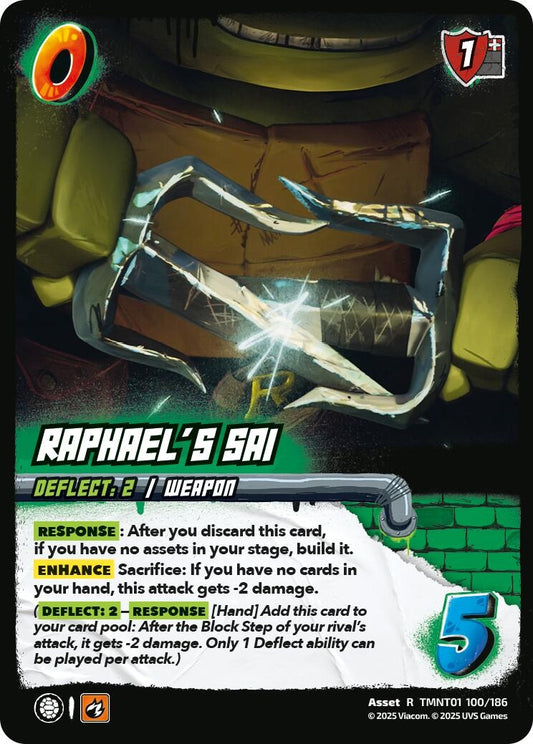 Image for Raphael's Sai (TMNT01 100/186) (Teenage Mutant Ninja Turtles) - UniVersus