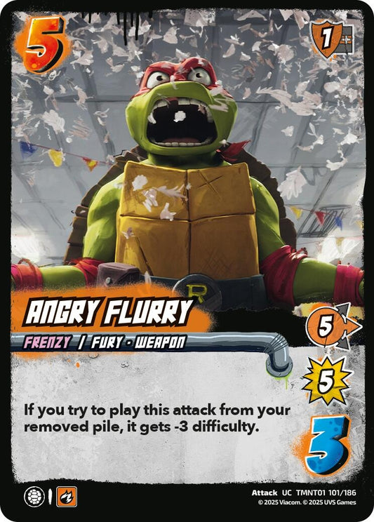 Image for Angry Flurry (TMNT01 101/186) (Teenage Mutant Ninja Turtles) - UniVersus