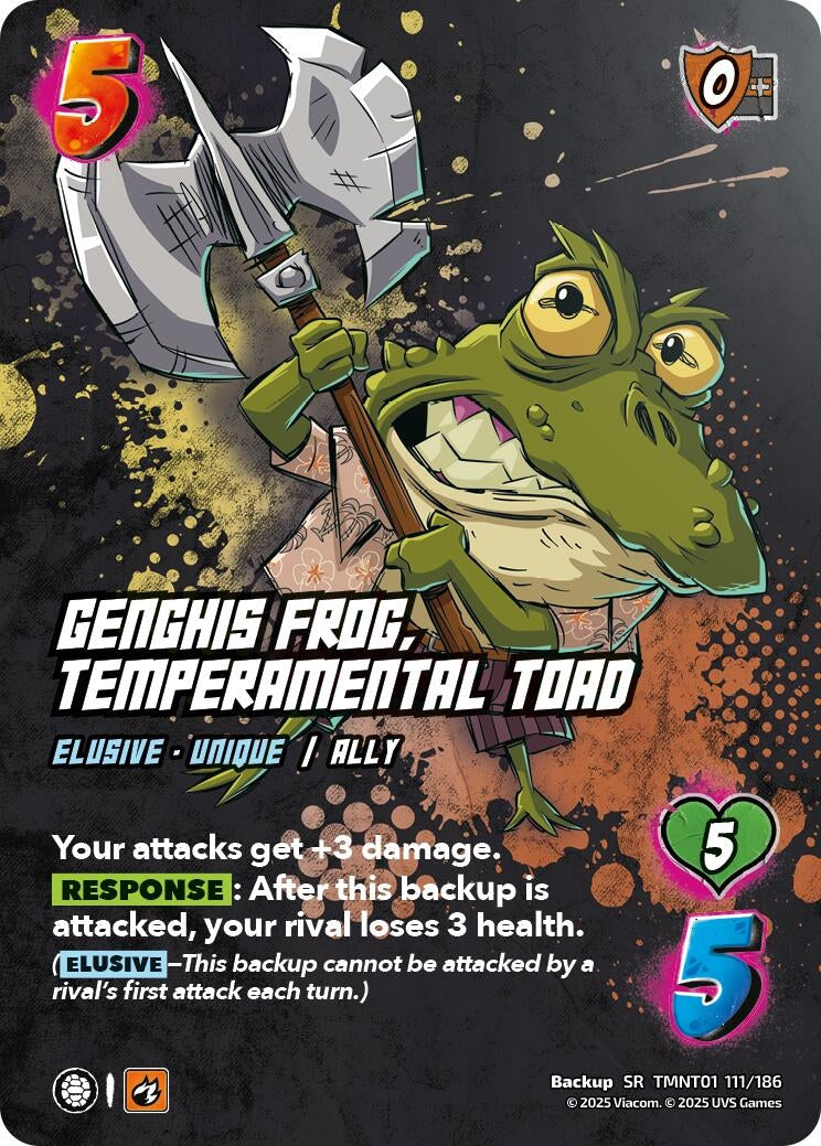 Image for Genghis Frog, Temperamental Toad (TMNT01 111/186) (Teenage Mutant Ninja Turtles) - UniVersus