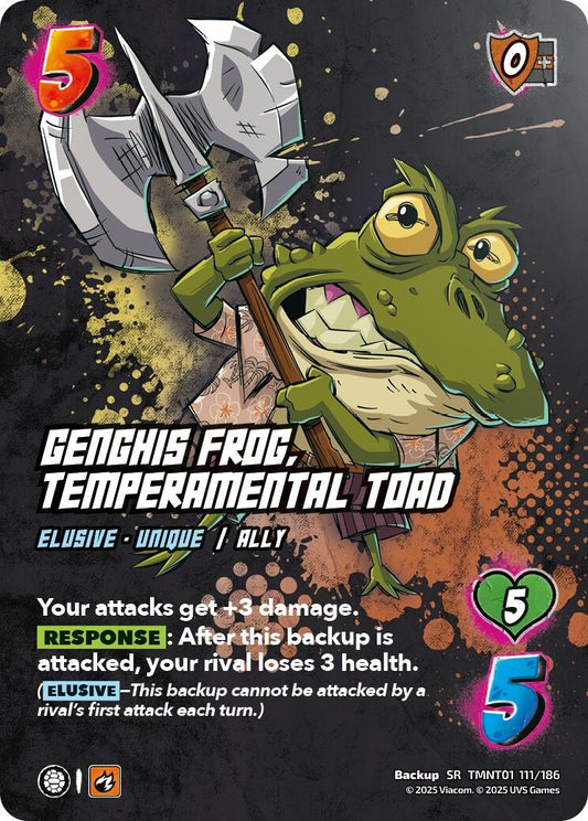 Image for Genghis Frog, Temperamental Toad (TMNT01 111/186) (Teenage Mutant Ninja Turtles) - UniVersus