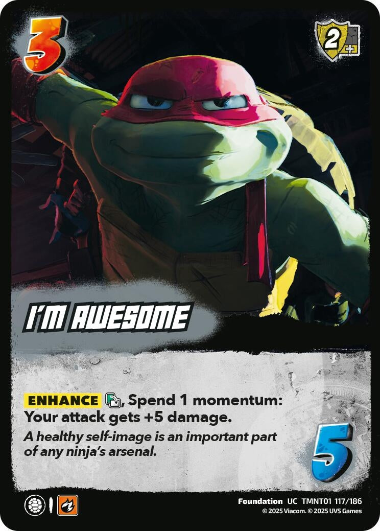 Image for I'm Awesome (TMNT01 117/186) (Teenage Mutant Ninja Turtles) - UniVersus