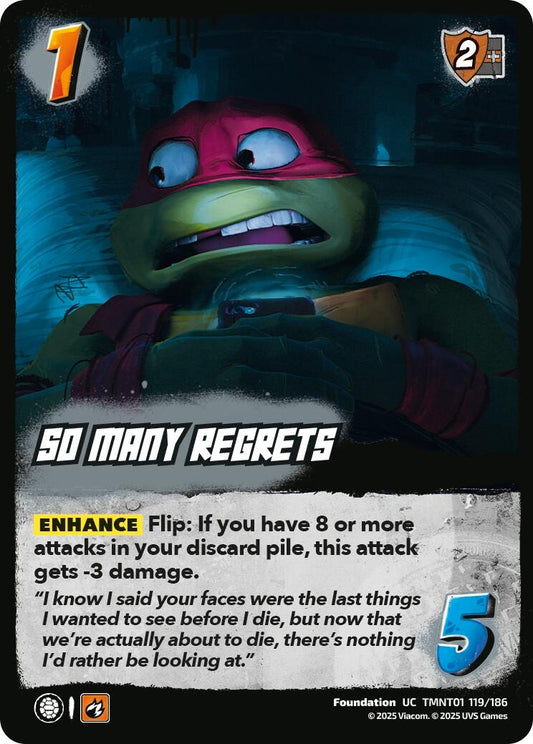 Image for So Many Regrets (TMNT01 119/186) (Teenage Mutant Ninja Turtles) - UniVersus
