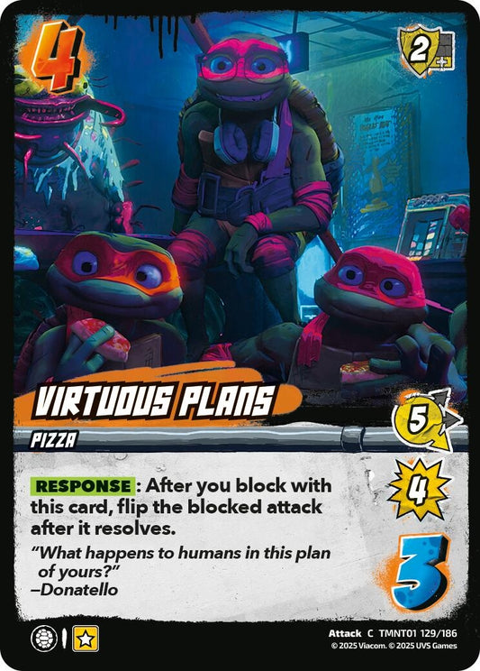 Image for Virtuous Plans (TMNT01 129/186) (Teenage Mutant Ninja Turtles) - UniVersus