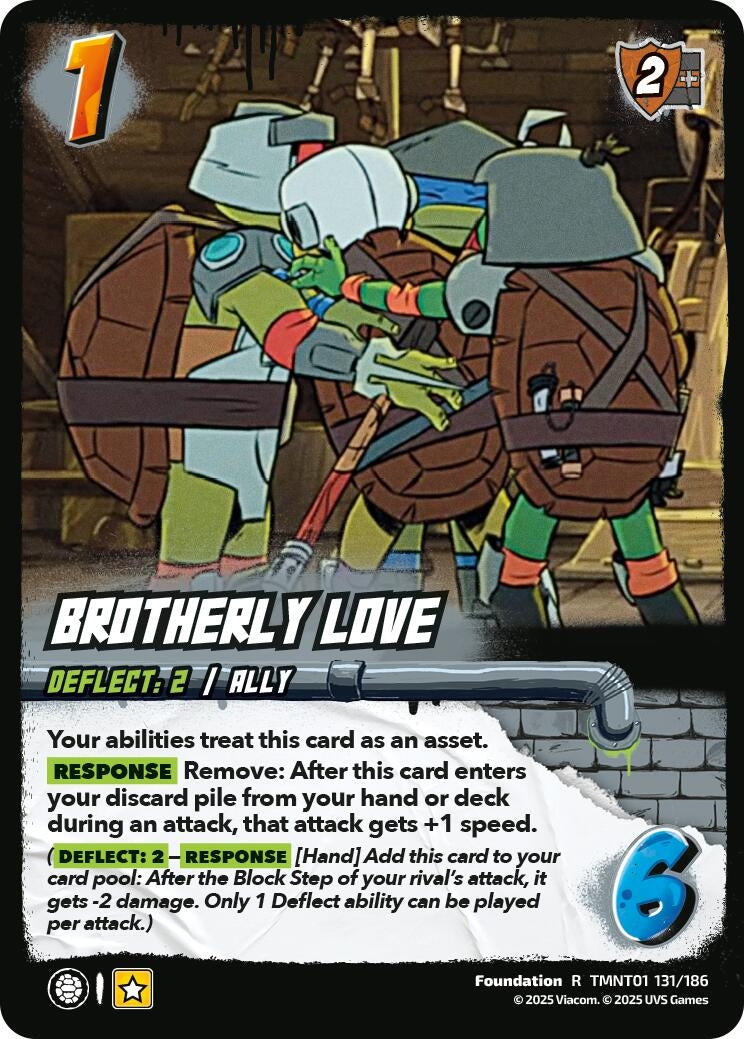 Image for Brotherly Love (TMNT01 131/186) (Teenage Mutant Ninja Turtles) - UniVersus
