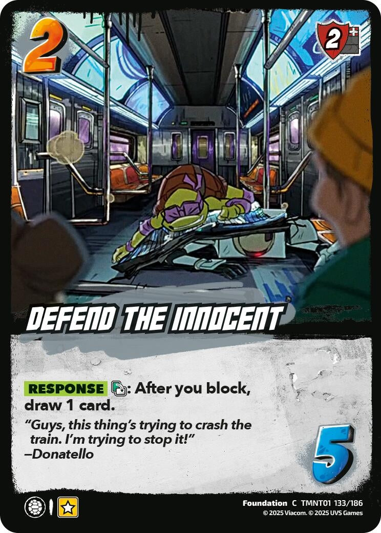 Image for Defend the Innocent (TMNT01 133/186) (Teenage Mutant Ninja Turtles) - UniVersus