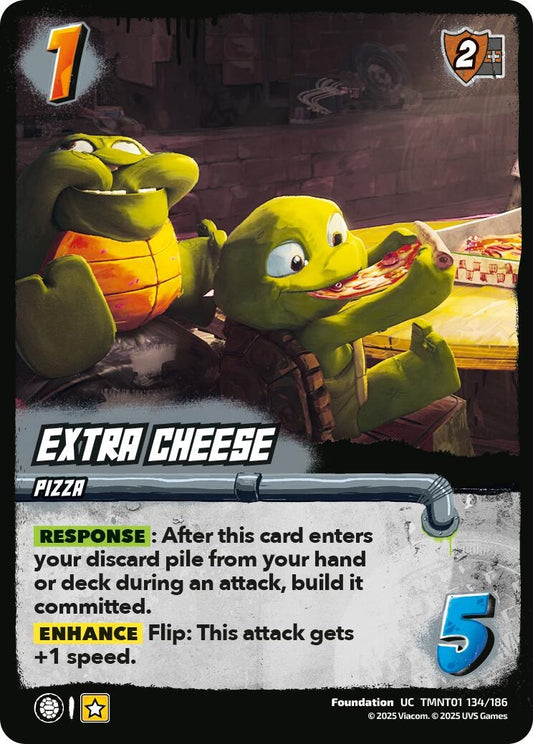 Image for Extra Cheese (TMNT01 134/186) (Teenage Mutant Ninja Turtles) - UniVersus