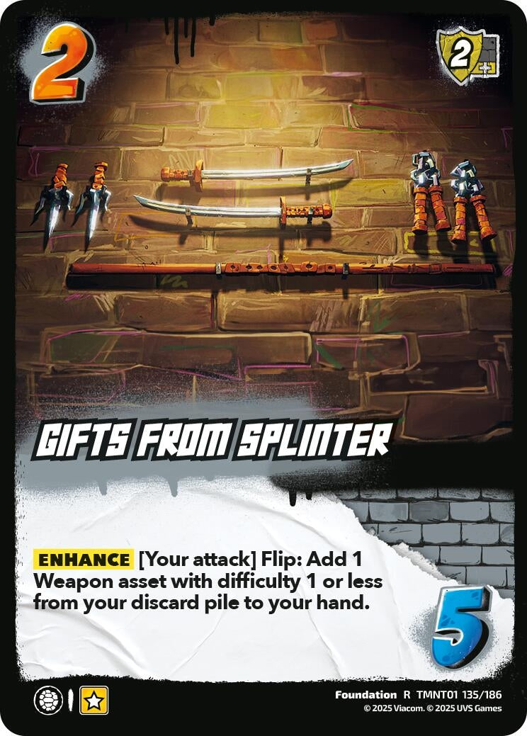 Image for Gifts from Splinter (TMNT01 135/186) (Teenage Mutant Ninja Turtles) - UniVersus