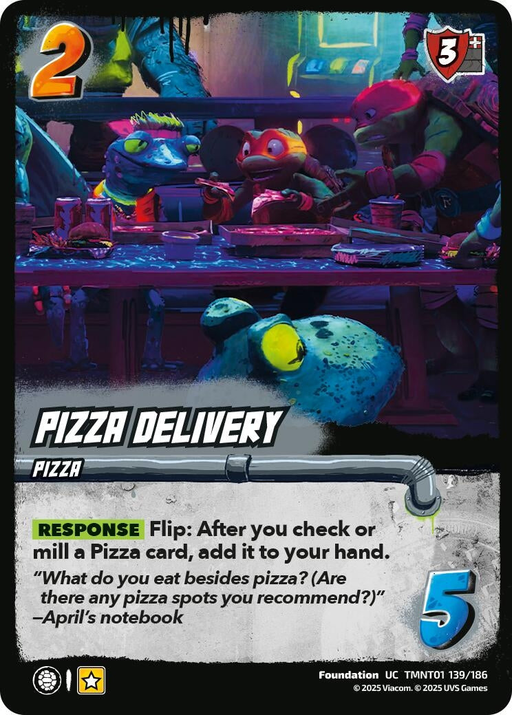Image for Pizza Delivery (TMNT01 139/186) (Teenage Mutant Ninja Turtles) - UniVersus