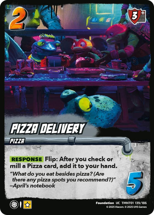 Image for Pizza Delivery (TMNT01 139/186) (Teenage Mutant Ninja Turtles) - UniVersus
