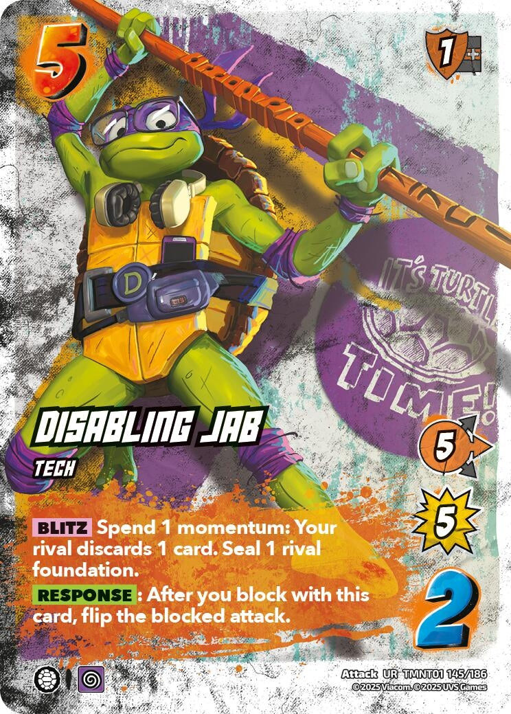 Image for Disabling Jab (TMNT01 145/186) (Teenage Mutant Ninja Turtles) - UniVersus
