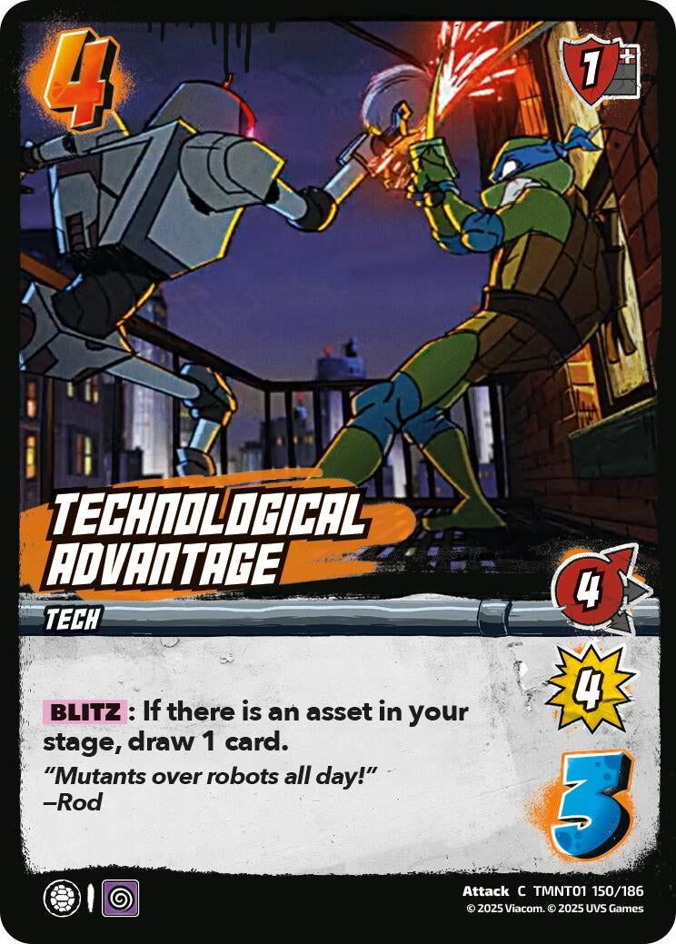 Image for Technological Advantage (TMNT01 150/186) (Teenage Mutant Ninja Turtles) - UniVersus