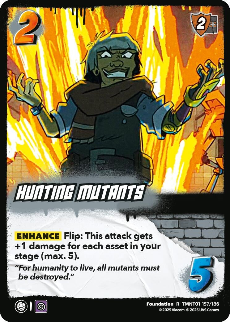 Image for Hunting Mutants (TMNT01 157/186) (Teenage Mutant Ninja Turtles) - UniVersus