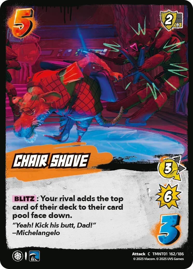Image for Chair Shove (TMNT01 162/186) (Teenage Mutant Ninja Turtles) - UniVersus