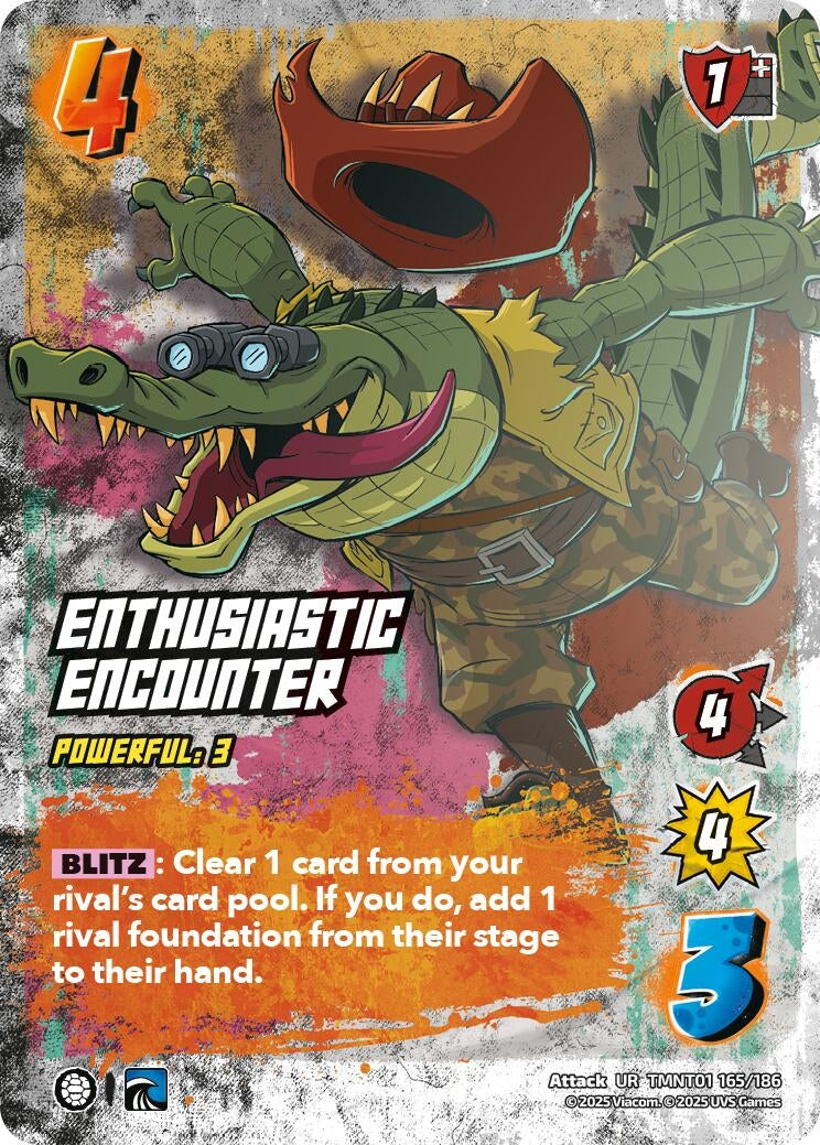 Image for Enthusiastic Encounter (TMNT01 165/186) (Teenage Mutant Ninja Turtles) - UniVersus