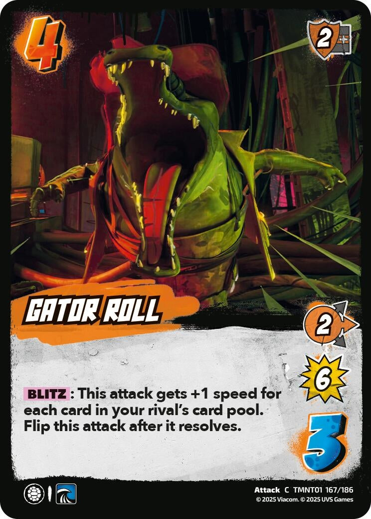 Image for Gator Roll (TMNT01 167/186) (Teenage Mutant Ninja Turtles) - UniVersus
