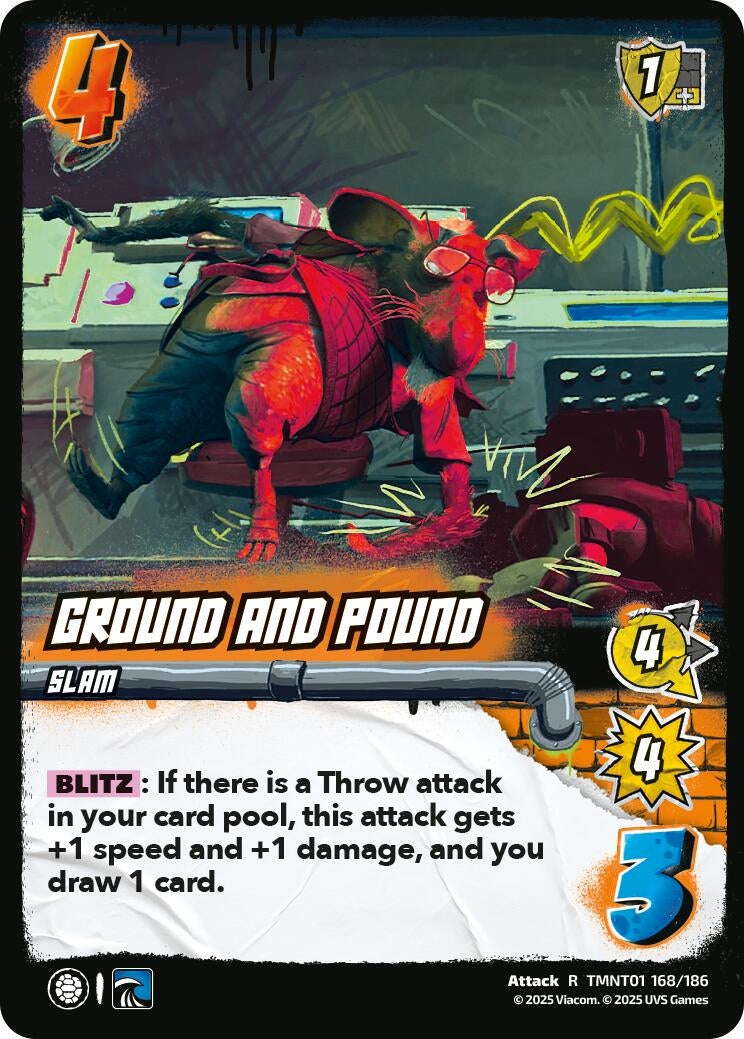 Image for Ground and Pound (TMNT01 168/186) (Teenage Mutant Ninja Turtles) - UniVersus