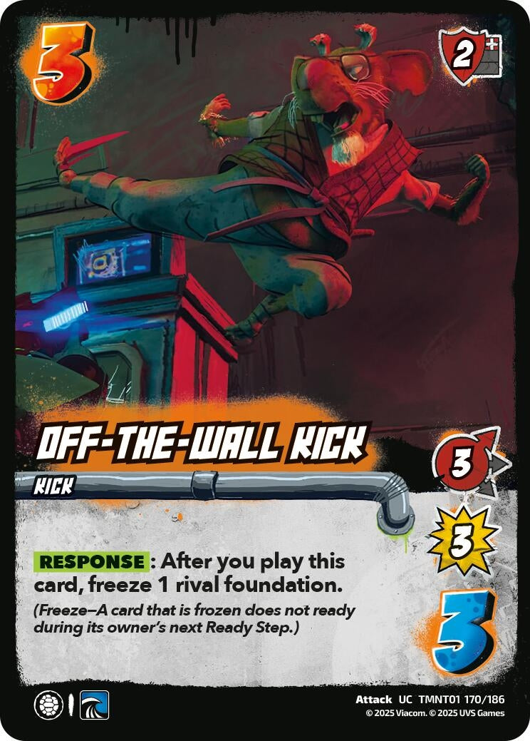 Image for Off-the-Wall Kick (TMNT01 170/186) (Teenage Mutant Ninja Turtles) - UniVersus