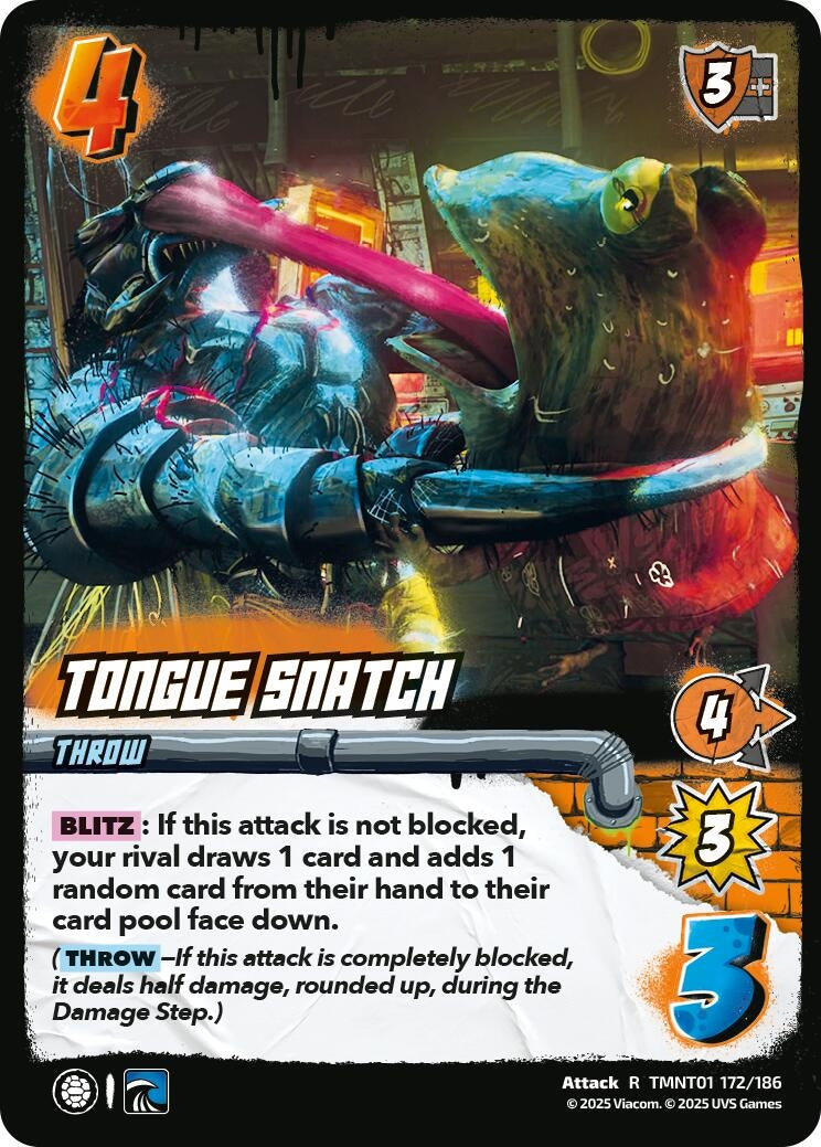 Image for Tongue Snatch (TMNT01 172/186) (Teenage Mutant Ninja Turtles) - UniVersus