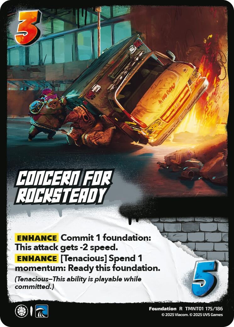 Image for Concern for Rocksteady (TMNT01 175/186) (Teenage Mutant Ninja Turtles) - UniVersus