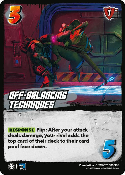 Image for Off-Balancing Techniques (TMNT01 180/186) (Teenage Mutant Ninja Turtles) - UniVersus