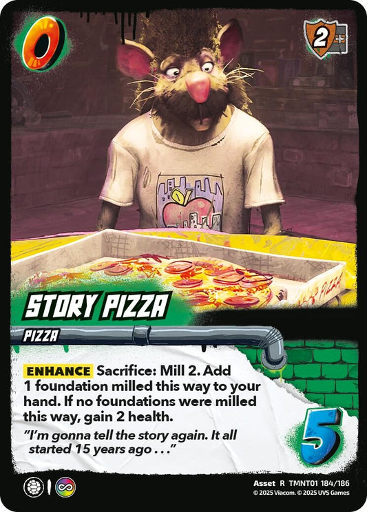 Image for Story Pizza (TMNT01 184/186) (Teenage Mutant Ninja Turtles) - UniVersus