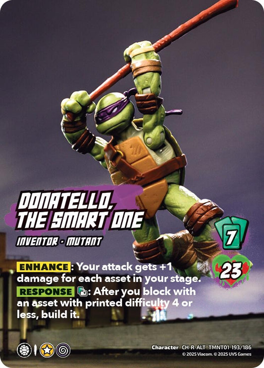 Image for Donatello, the Smart One (Alternate Art) (193) (TMNT01 193/186) (Teenage Mutant Ninja Turtles) - UniVersus