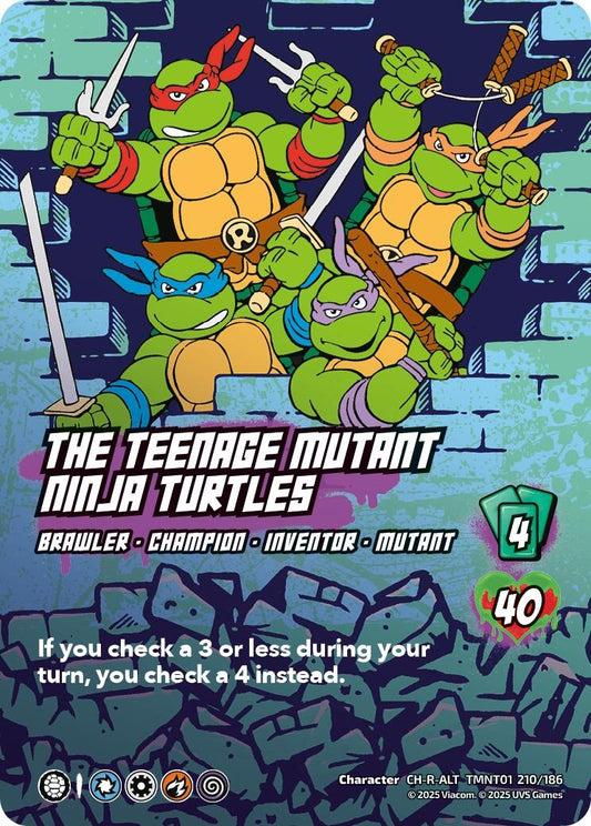 Image for The Teenage Mutant Ninja Turtles (Alternate Art) (210) (TMNT01 210/186) (Teenage Mutant Ninja Turtles) - UniVersus