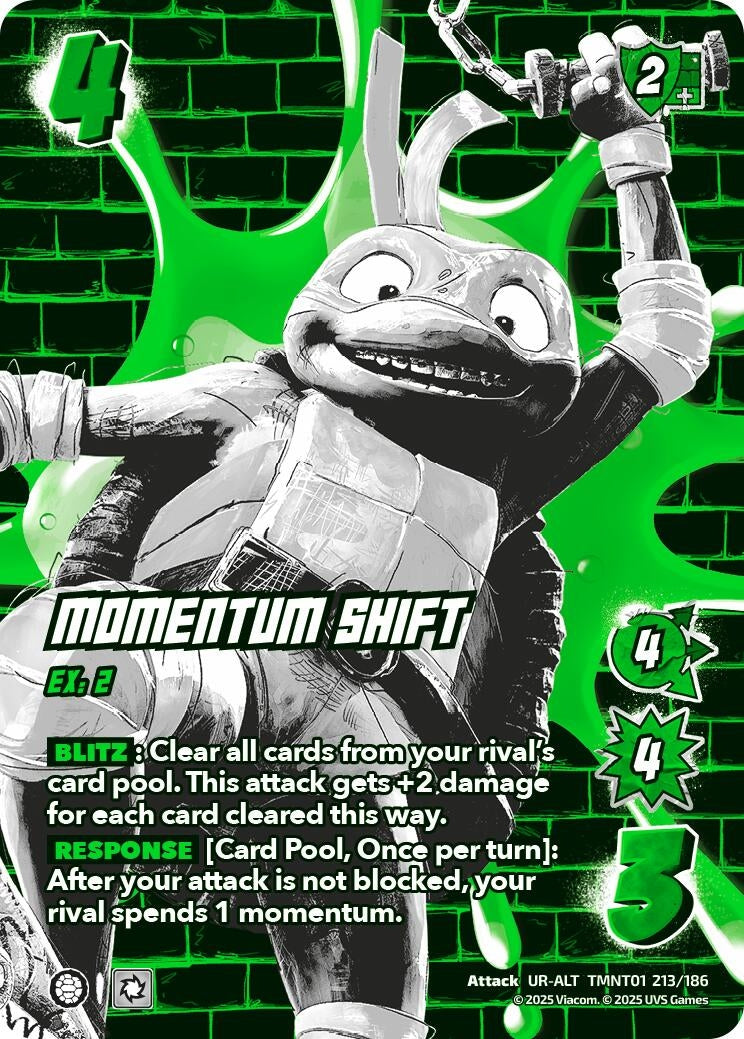 Image for Momentum Shift (Alternate Art) (TMNT01 213/186) (Teenage Mutant Ninja Turtles) - UniVersus