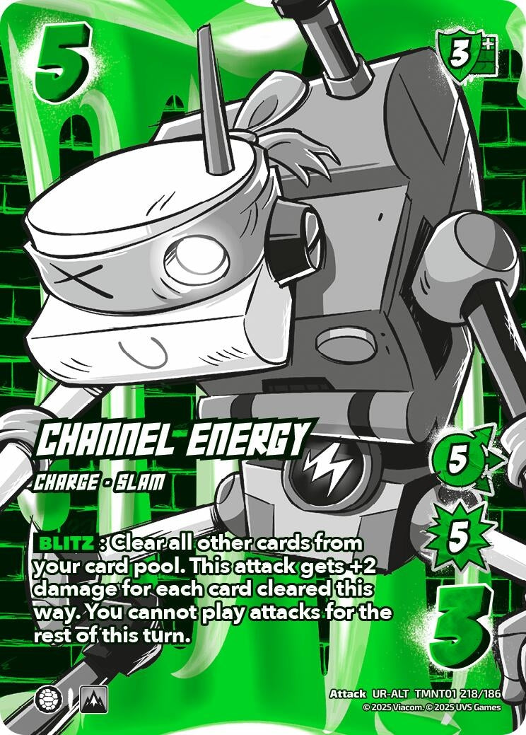 Image for Channel Energy (Alternate Art) (TMNT01 218/186) (Teenage Mutant Ninja Turtles) - UniVersus