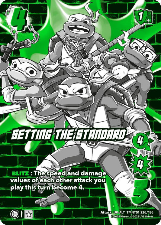 Image for Setting the Standard (Alternate Art) (TMNT01 226/186) (Teenage Mutant Ninja Turtles) - UniVersus
