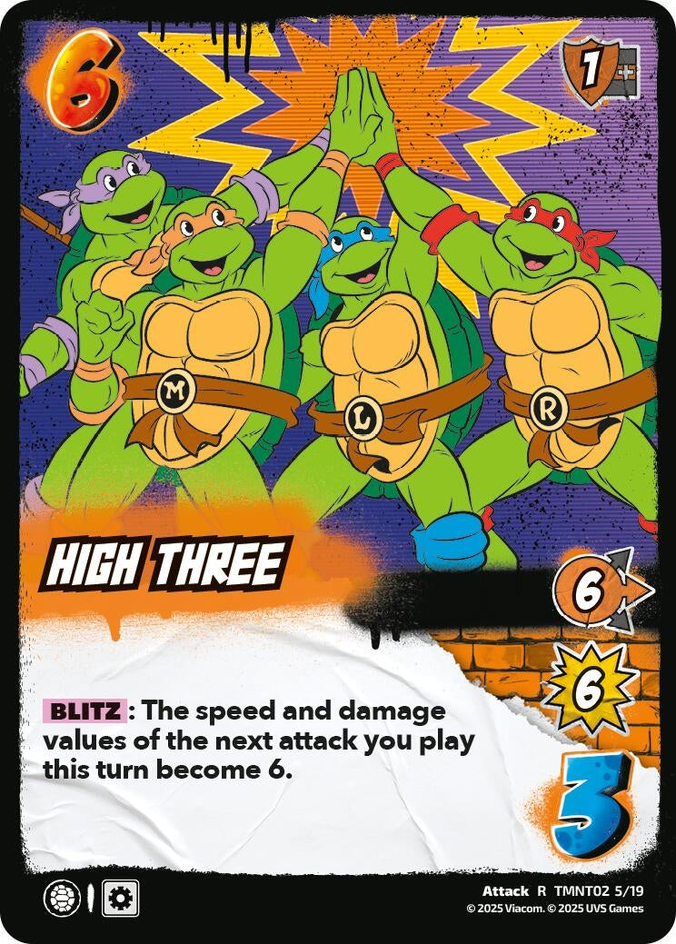 Image for High Three (TMNT02) (TMNT02 5/19) (Teenage Mutant Ninja Turtles) - UniVersus