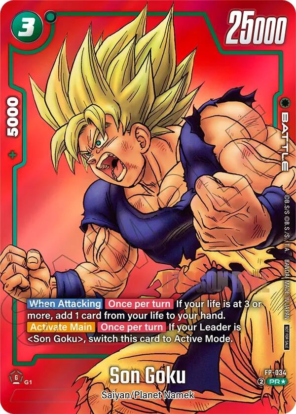 Image for Son Goku - FP-034 (Limited Pack MANGA Version 01) (FP-034) - Dragon Ball Super: Fusion World