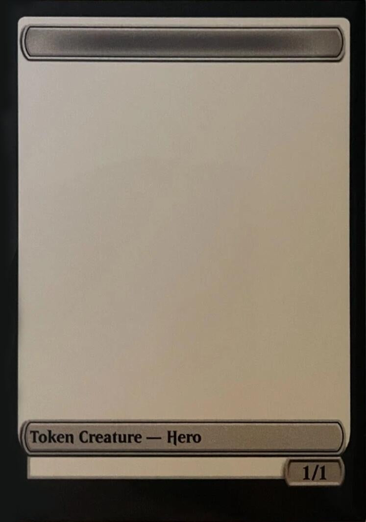 Image for Blank Hero Token - Magic: The Gathering
