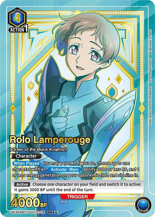 Rolo Lamperouge (016) (SR**) (UEX03BT/CGH-2-016) (UEX03BT: CODE GEASS: Lelouch of the Rebellion Vol.2)
