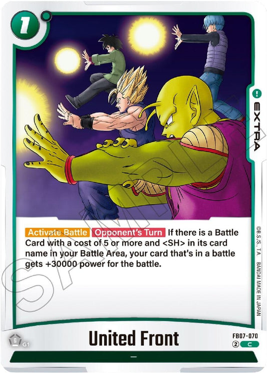 Image for United Front (FB07-070) (Wish For Shenron) - Dragon Ball Super: Fusion World