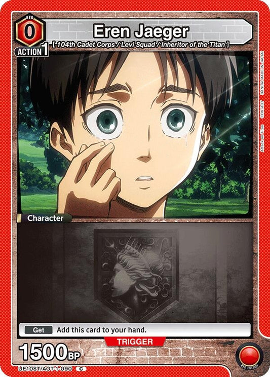 Image for Eren Jaeger (090) (UE10ST/AOT-1-090) (UE10ST: Attack on Titan Starter Deck) - Union Arena