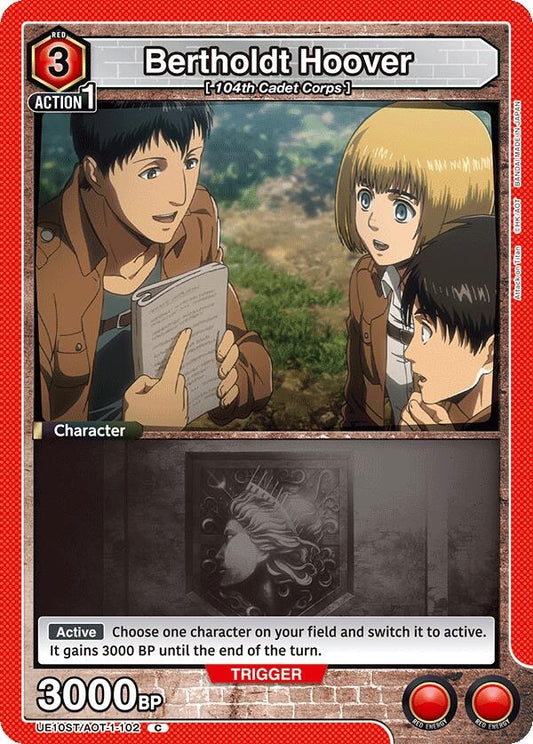 Image for Bertholdt Hoover (UE10ST/AOT-1-102) (UE10ST: Attack on Titan Starter Deck) - Union Arena