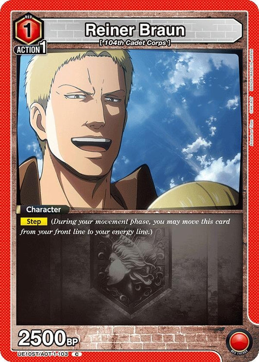 Image for Reiner Braun (UE10ST/AOT-1-103) (UE10ST: Attack on Titan Starter Deck) - Union Arena