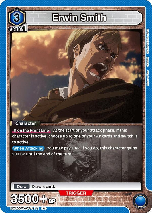 Image for Erwin Smith (UE10ST/AOT-1-111) (UE10ST: Attack on Titan Starter Deck) - Union Arena