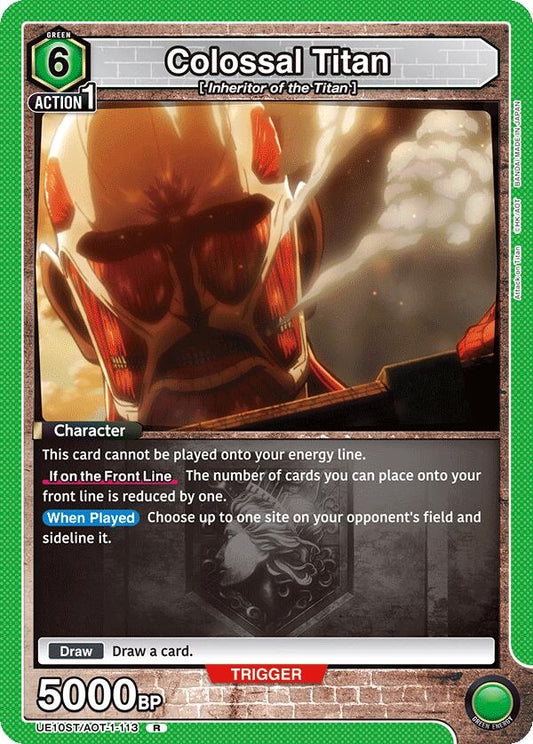 Image for Colossal Titan (UE10ST/AOT-1-113) (UE10ST: Attack on Titan Starter Deck) - Union Arena