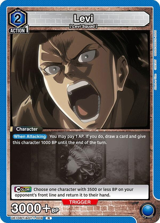 Image for Levi (009) (UE10BT/AOT-1-009) (UE10BT: Attack on Titan) - Union Arena