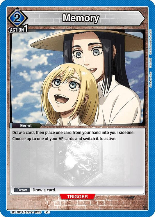 Image for Memory (UE10BT/AOT-1-029) (UE10BT: Attack on Titan) - Union Arena