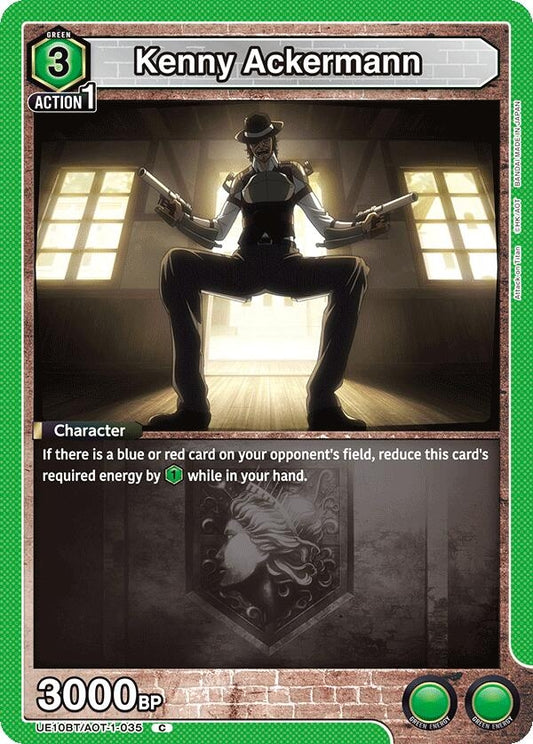 Image for Kenny Ackermann (035) (UE10BT/AOT-1-035) (UE10BT: Attack on Titan) - Union Arena