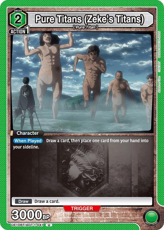 Image for Pure Titans (Zeke's Titans) (UE10BT/AOT-1-041) (UE10BT: Attack on Titan) - Union Arena