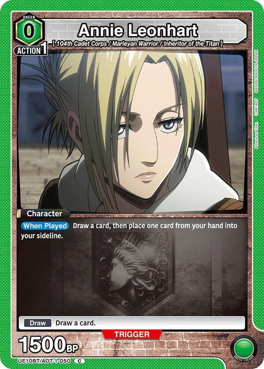 Image for Annie Leonhart (050) (UE10BT/AOT-1-050) (UE10BT: Attack on Titan) - Union Arena